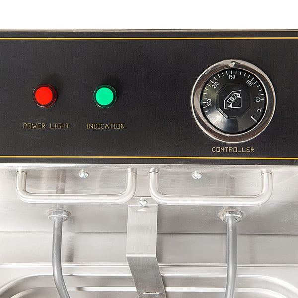 Kiran Enterprises 23 Liter Deep Fryer Vertical Electric with Basket 23 Liter Capacity Electric Deep Fryer