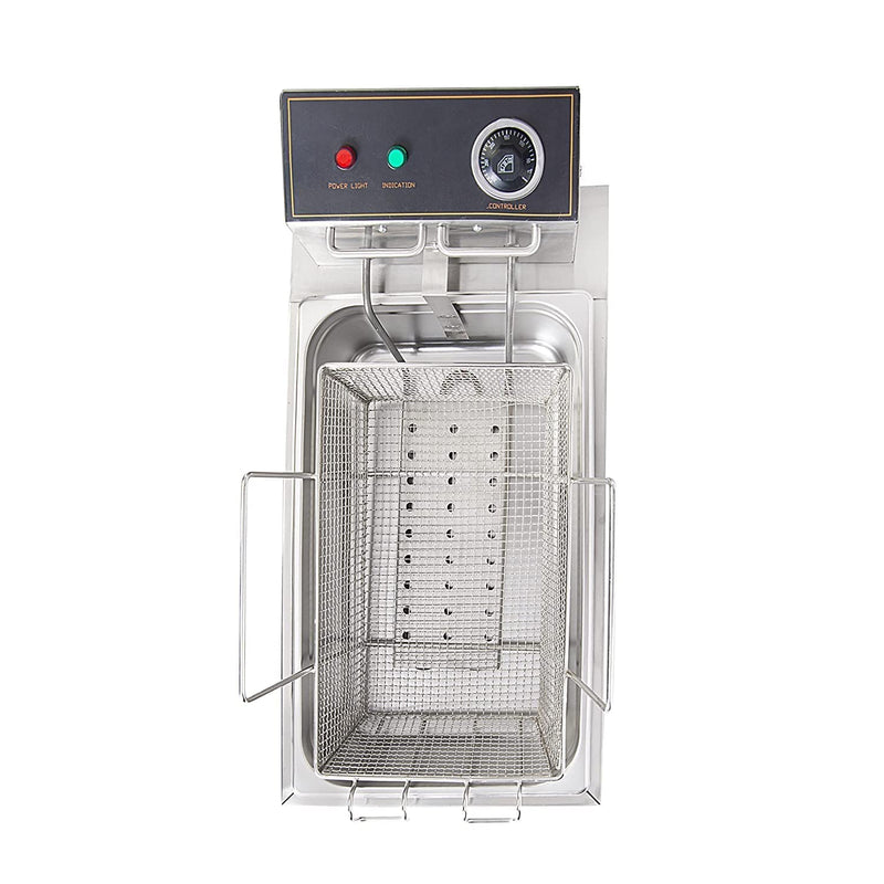 Kiran Enterprises 23 Liter Deep Fryer Vertical Electric with Basket 23 Liter Capacity Electric Deep Fryer