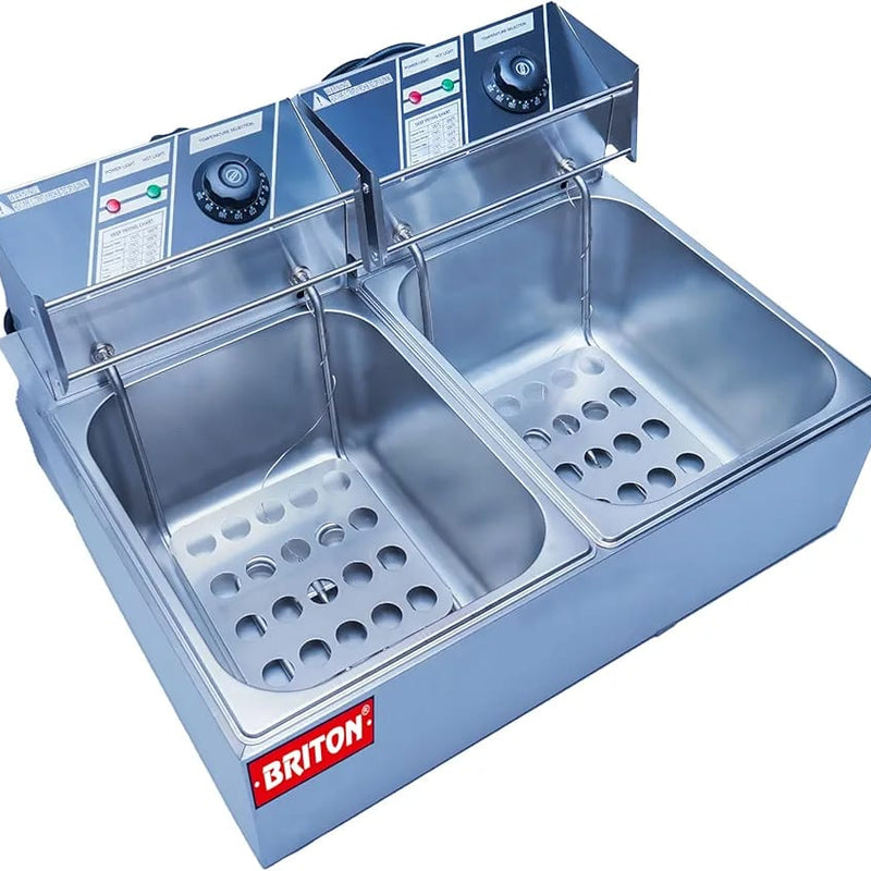 8+8-Litre Double Pan Electric Fryer
