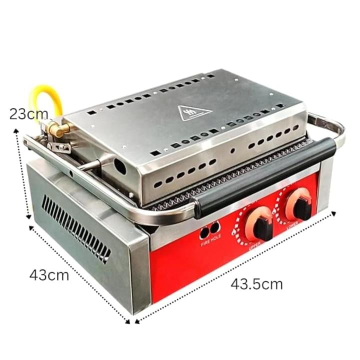 Gas Jumbo Sandwich Griller Single