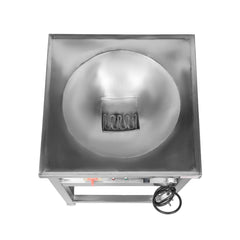 Electric Kadai 4.5KW for Commercial Use | Stainless Steel Body with Deep Bowl & Drain | Heavy-Duty Electric Wok Counter for Hotel, Restaurant & Catering Kitchen