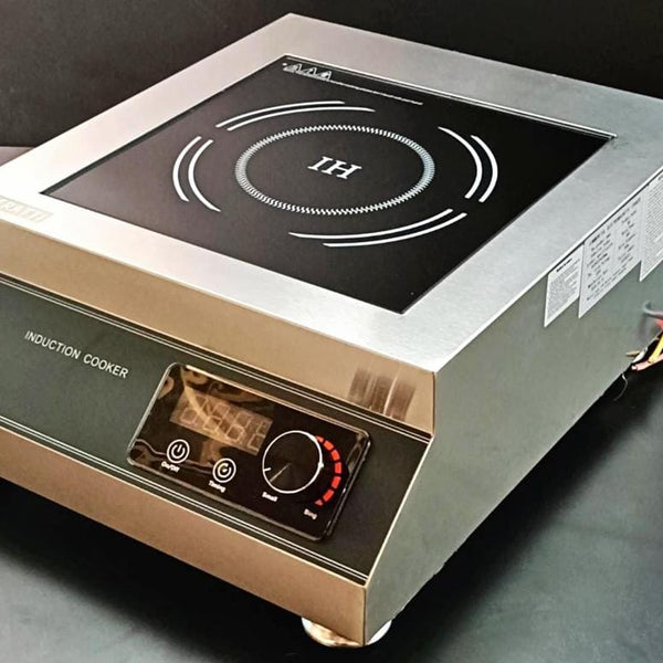 Kiran Full SS Premium Induction - K8 |  5000W |  Square |  Flat Base |  Touchscreen +  Switch  Model