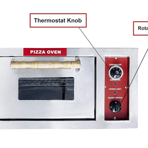 Kiran Enterprise Pizza Oven (8C-K4YY-T335, 8 inches x 12 inches, Silver)