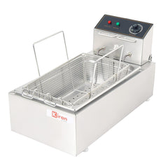 Kiran Enterprise 16 Liter Deep Fryer Vertical - Electric with Basket 16 L Electric Deep Fryer
