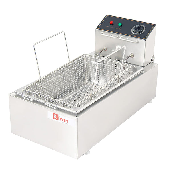 Kiran Enterprise 16 Liter Deep Fryer Vertical - Electric with Basket 16 L Electric Deep Fryer