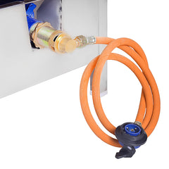 KIRAN ENTERPRISES Gas Hot Dosa Plate Stainless Steel Body with Plate size 15 x 27 for making Dosa, Capati Omlete Uttapa, radiant