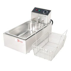 Kiran Enterprise 16 Liter Deep Fryer Vertical - Electric with Basket 16 L Electric Deep Fryer