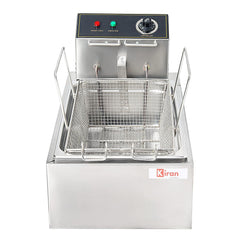 Kiran Enterprise 16 Liter Deep Fryer Vertical - Electric with Basket 16 L Electric Deep Fryer