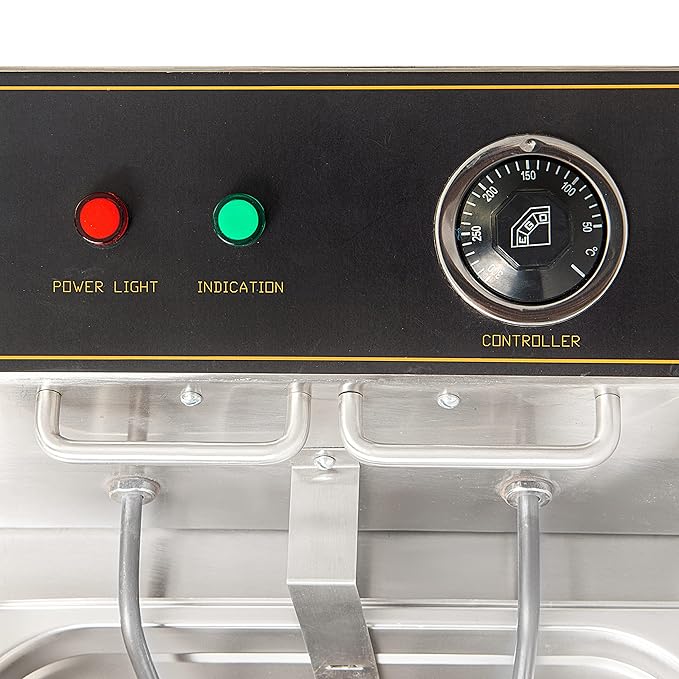 Kiran Enterprise 16 Liter Deep Fryer Vertical - Electric with Basket 16 L Electric Deep Fryer