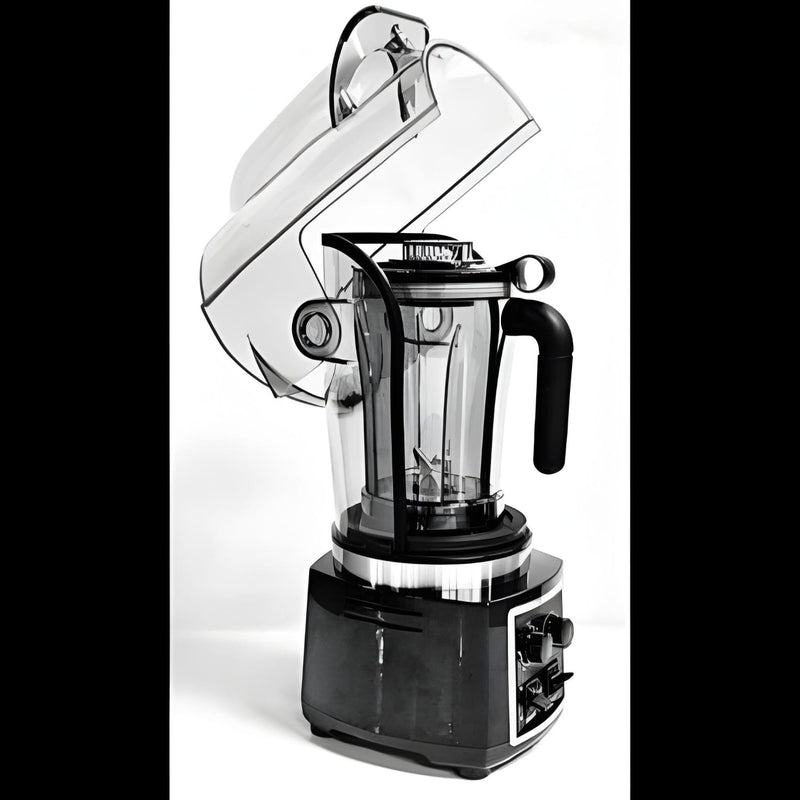 Electric 2L Soundproof Commercial Blender with Toughend Jar - Black