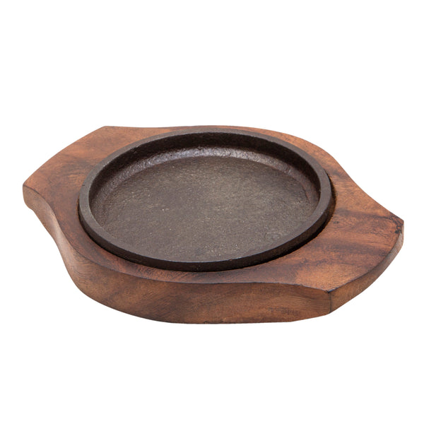 Wood Sizzler Plate