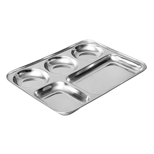 Stainless steel 5 pocket lunch/dinner thali