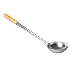 Stainless steel daboo/Big Spoon with wooden handle