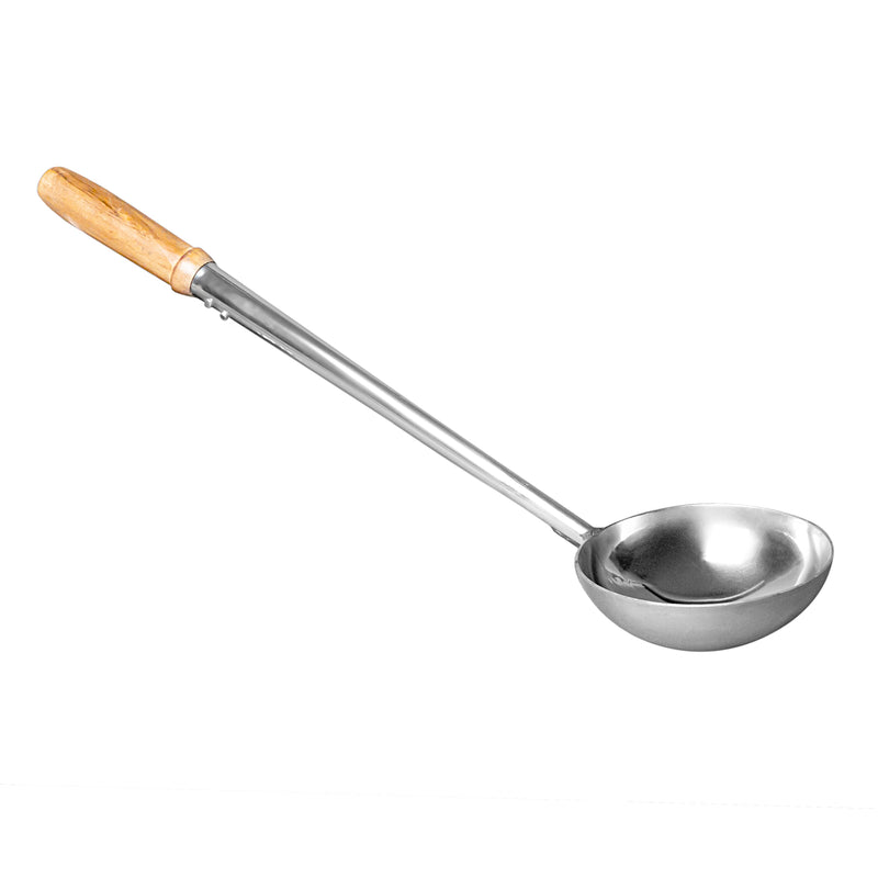 Stainless steel daboo/Big Spoon with wooden handle