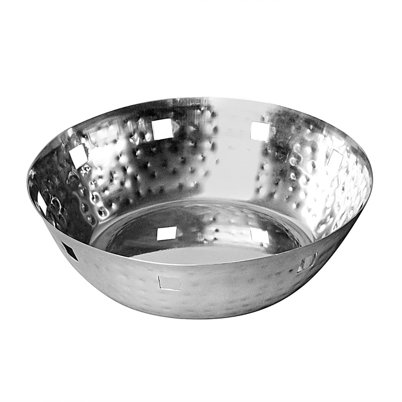 Stainless steel hammered Roti basket