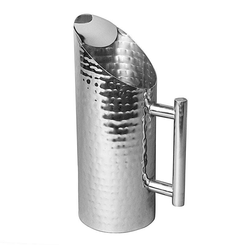 Stainless Steel hammered water Jug