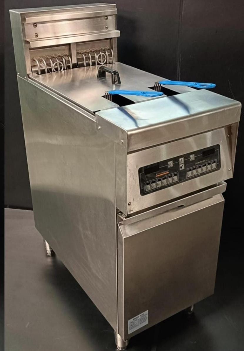 Electric Digital Deep Fryer with HEAVY Twin Baskets(14+14) - Standing Model