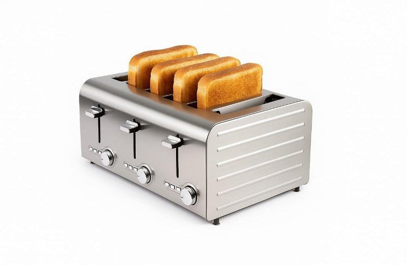 Electric Commercial 6 Slice Eco Pop-Up Toaster