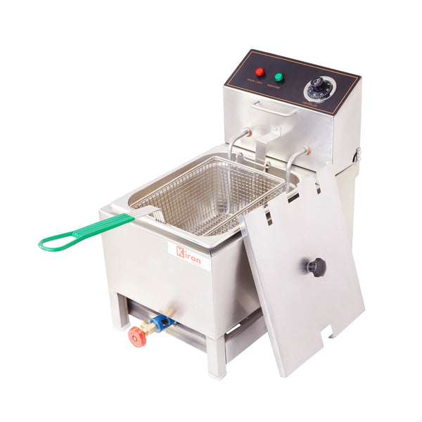 Kiran 8 Liter Deep Fryer - Electric & Gas
