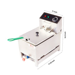 Kiran 8 Liter Deep Fryer - Electric & Gas