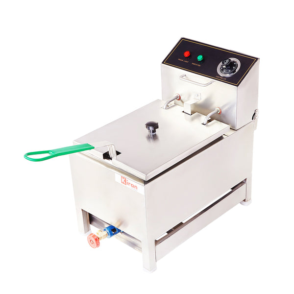 Kiran 8 Liter Deep Fryer - Electric & Gas