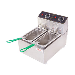 Kiran 5 Liter Double Pan Deep Fryer- Electric - 5 L Electric Deep Fryer