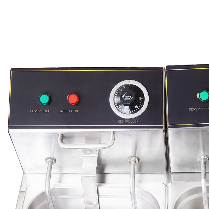 Kiran 8 Liter double pan Electric Deep Fryer - 8 L Double pan Electric