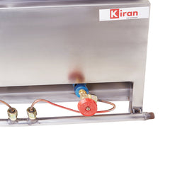 Kiran 8 Liter Double Pan Deep Fryer - Electric & Gas