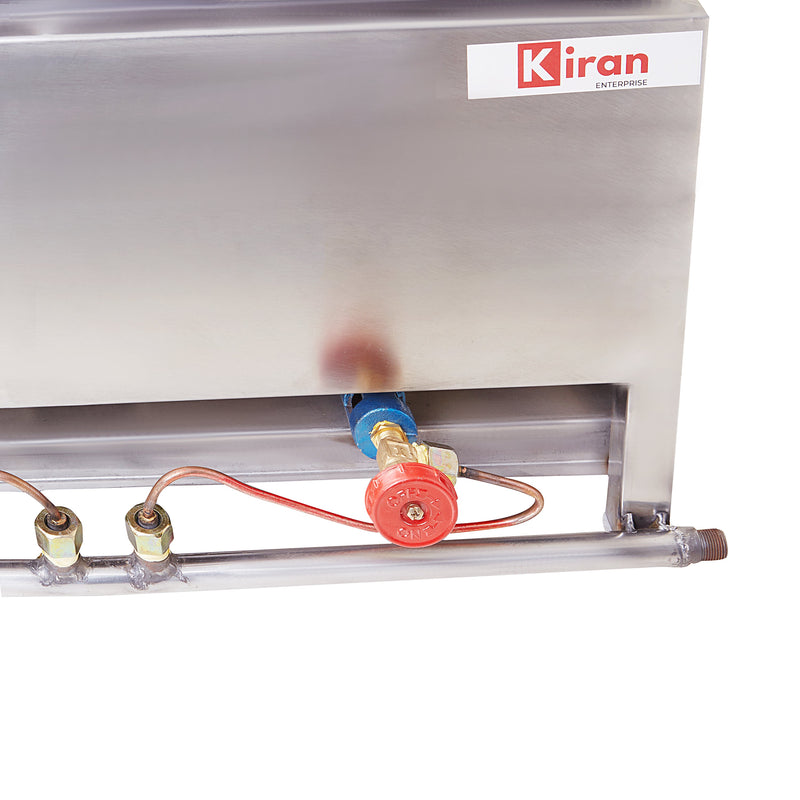 Kiran 8 Liter Double Pan Deep Fryer - Electric & Gas