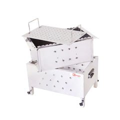 Kiran Charcoal Dual Body Barbecue Grill with Detachable Leg