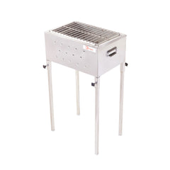 Kiran Charcoal Dual Body Barbecue Grill with Detachable Leg