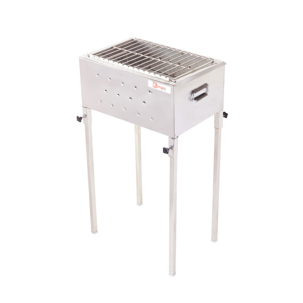 Kiran Charcoal Dual Body Barbecue Grill with Detachable Leg