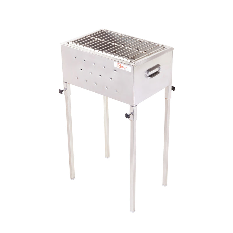 Kiran Charcoal Dual Body Barbecue Grill with Detachable Leg