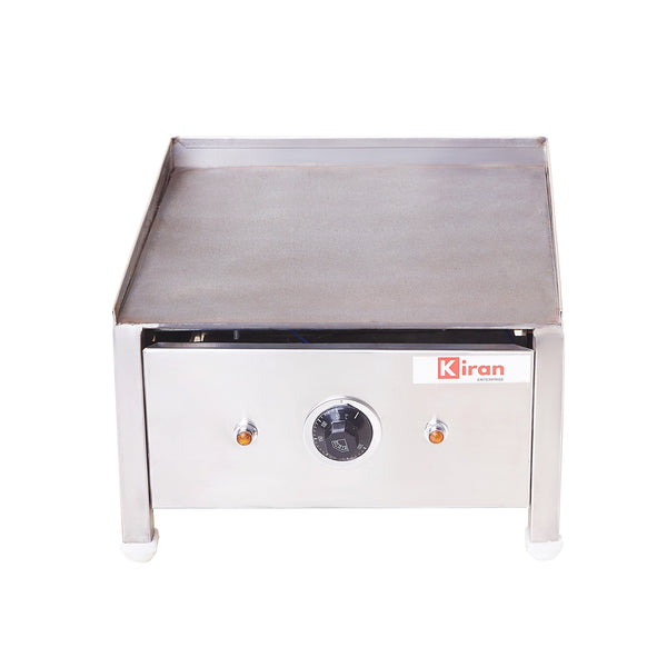 Kiran Hot Dosa Plate Stainless Steel Body with Plate Size 15 x 15 for Making Dosa, Capati Amlete Uttapa