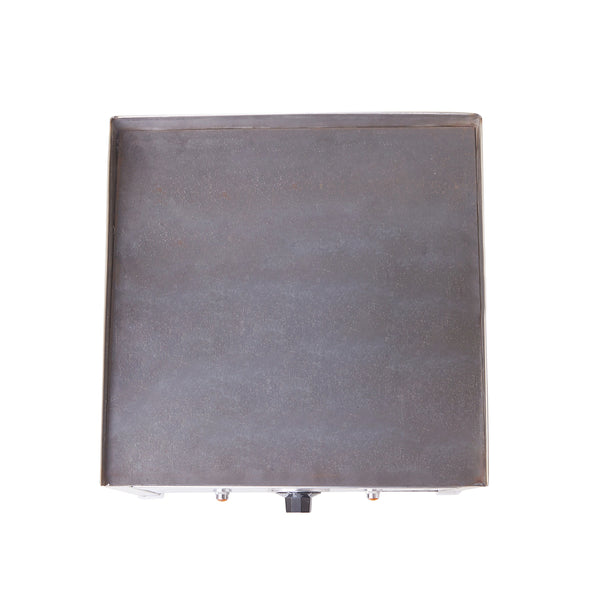 Kiran Hot Dosa Plate Stainless Steel Body with Plate Size 15 x 15 for Making Dosa, Capati Amlete Uttapa