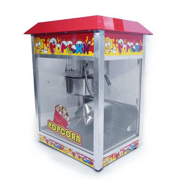 Kiran Kitchen Popcorn Machine - Stainless Steel, Easy to Clean, Perfect for Home and Commercial Use