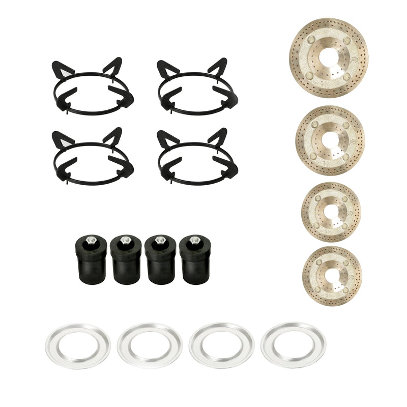 WiN MONALISA Legion 4 burner Glass Manual Gas Stove  (4 Burners)