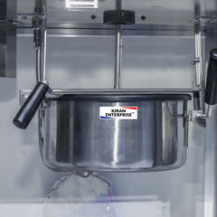 Kiran Kitchen Popcorn Machine - Stainless Steel, Easy to Clean, Perfect for Home and Commercial Use