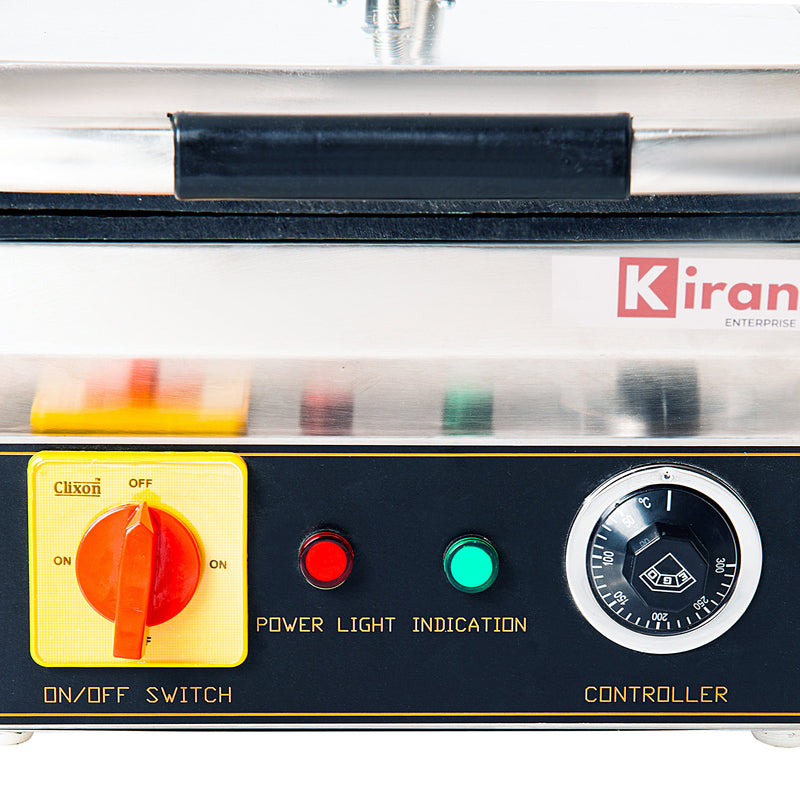 Kiran Premium series 2 Step- 4 Slice Electric Commercial Sandwich Maker Grill  (Multicolor)