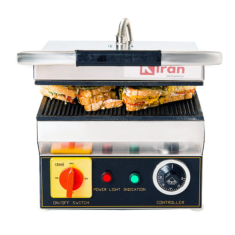 Kiran Premium series 2 Step- 4 Slice Electric Commercial Sandwich Maker Grill  (Multicolor)