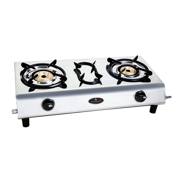 Win Monalisa, STORM  2 Burner Manual Stainless Steel Gas Stove
