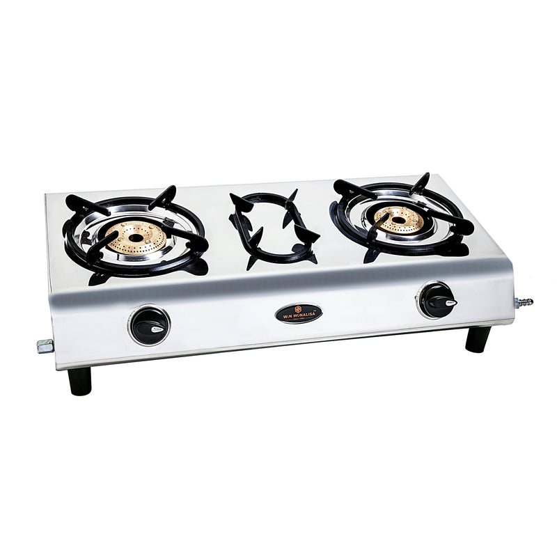 Win Monalisa, STORM  2 Burner Manual Stainless Steel Gas Stove