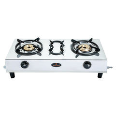 WiN MONALISA APOLLO 2 burner Steel Manual Gas Stove  (2 Burners)