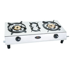 WiN MONALISA APOLLO 2 burner Steel Manual Gas Stove  (2 Burners)