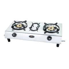 WiN MONALISA APOLLO 2 burner Steel Manual Gas Stove  (2 Burners)