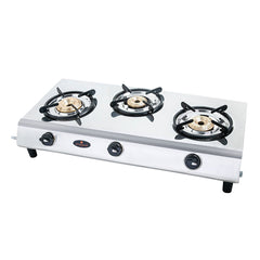 WiN MONALISA ROYAL 3 burner Stainless Steel Manual Gas Stove  (3 Burners)