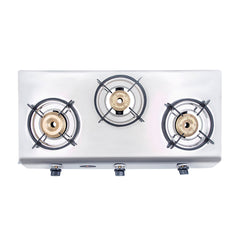 WiN MONALISA ROYAL 3 burner Stainless Steel Manual Gas Stove  (3 Burners)