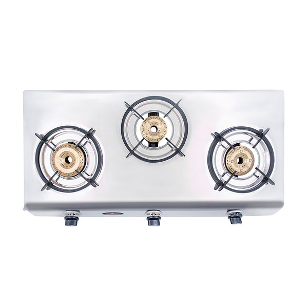 WiN MONALISA ROYAL 3 burner Stainless Steel Manual Gas Stove  (3 Burners)