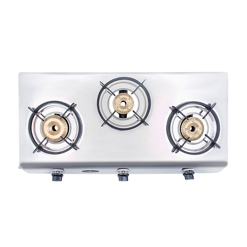 WiN MONALISA ROYAL 3 burner Stainless Steel Manual Gas Stove  (3 Burners)