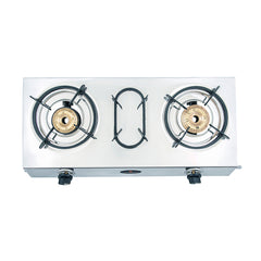 WiN MONALISA APOLLO 2 burner Steel Manual Gas Stove  (2 Burners)